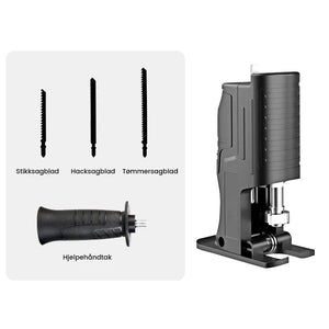 Adapter for elektrisk drill til bajonettsag