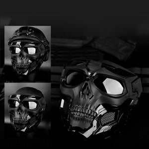 Skull horror hjelm maske