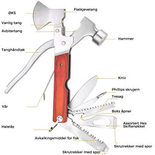 Last inn bildet i Galleri-visningsprogrammet, 16-i-1 bærbart multifunksjonelt klohammerverktøy
