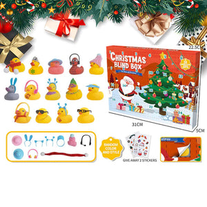 Adventskalender 2023 - 24 gummi-ender for barn