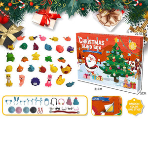 Adventskalender 2023 - 24 gummi-ender for barn