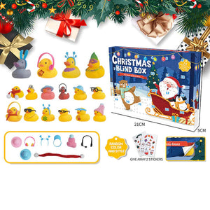 Adventskalender 2023 - 24 gummi-ender for barn