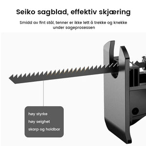 Adapter for elektrisk drill til bajonettsag