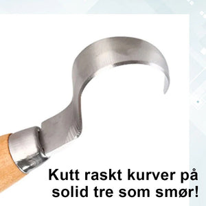 Kurvet Utskjærings Kniv