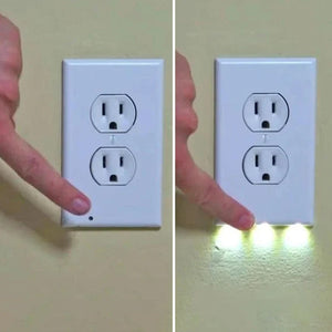 Outlet Wall Plate With Night Lights