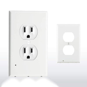 Outlet Wall Plate With Night Lights