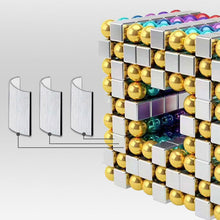 Last inn bildet i Galleri-visningsprogrammet, Rubiks kube med magnetisk ball for dekompresjon
