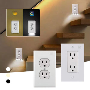 Outlet Wall Plate With Night Lights