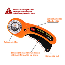 Last inn bildet i Galleri-visningsprogrammet, Rotary Cutter Sewing Rotary Blade
