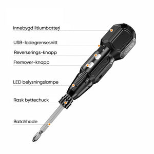 Husholdnings mini elektrisk skrutrekker