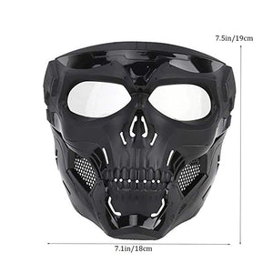 Skull horror hjelm maske