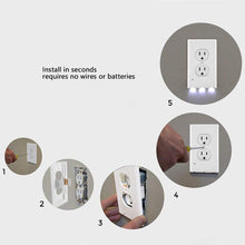 Last inn bildet i Galleri-visningsprogrammet, Outlet Wall Plate With Night Lights
