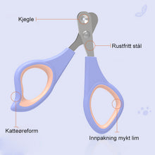 Last inn bildet i Galleri-visningsprogrammet, Profesjonell negleklipper med runde hull mot utilsiktet kjæledyr
