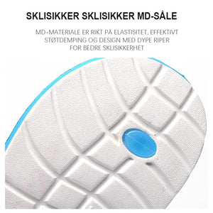 Myke regnbue flip-flop sandaler for kvinner