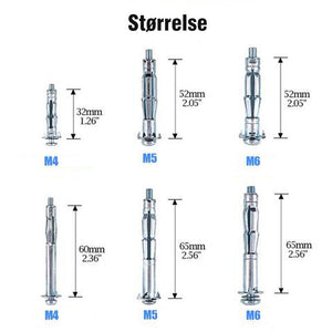 Ekspansjonsbolter for Hulromvegger