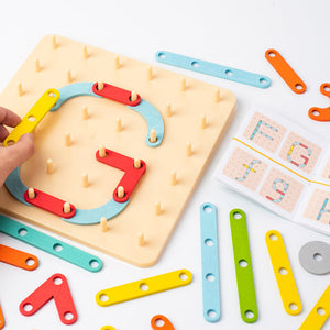 Montessori Pegboard Puslespill