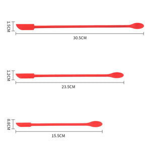 Silikon dobbelhodet liten spissskrape (3 stykker)（🔥Kjøp 2 ， få 10% rabatt）