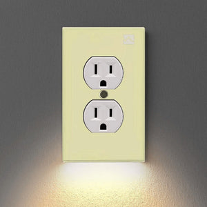 Outlet Wall Plate With Night Lights